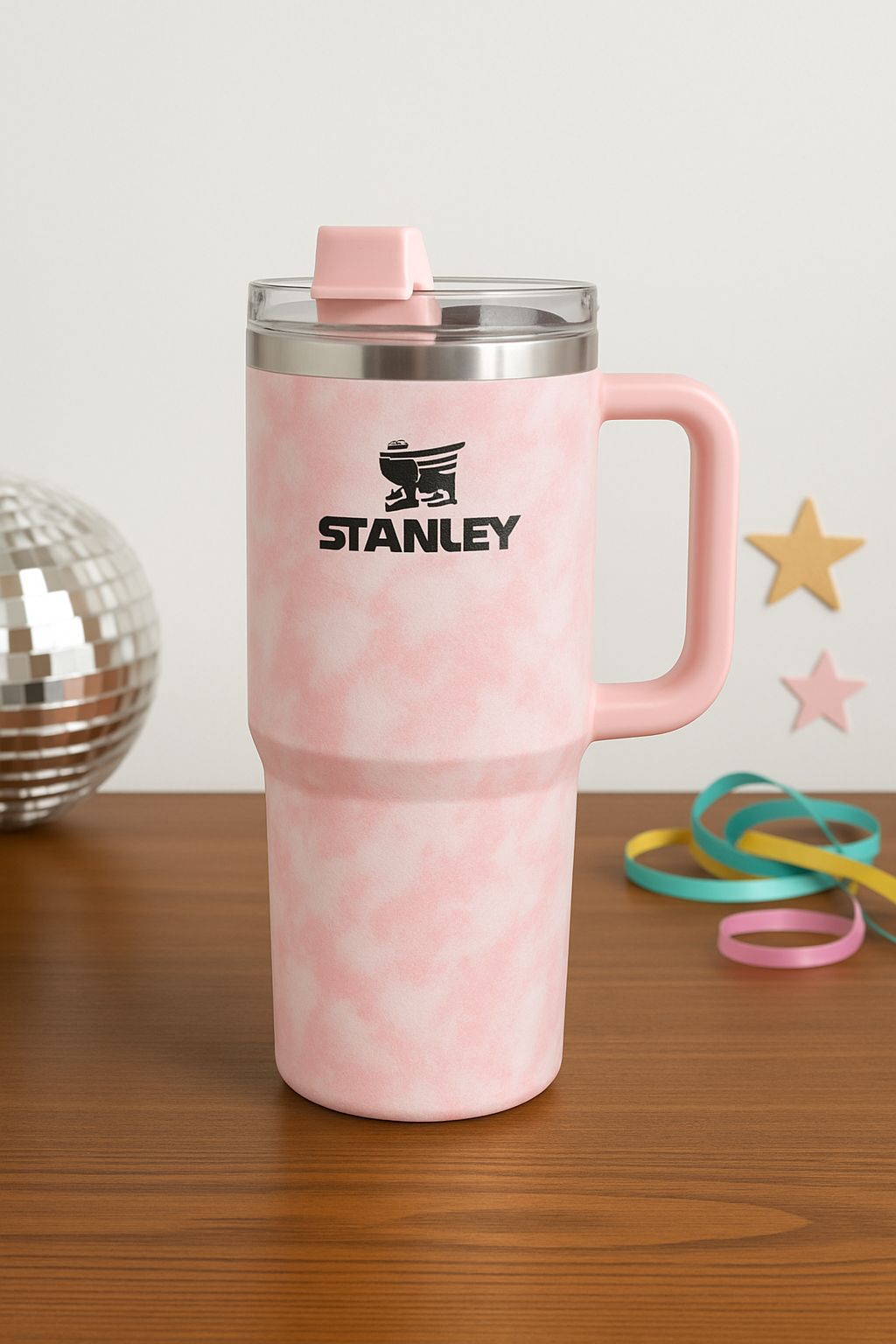 Stanley Quencher H2.0 Tumbler 40oz – Pastel Swirl | Aesthetic, Leakproof & Gen Z-Approved